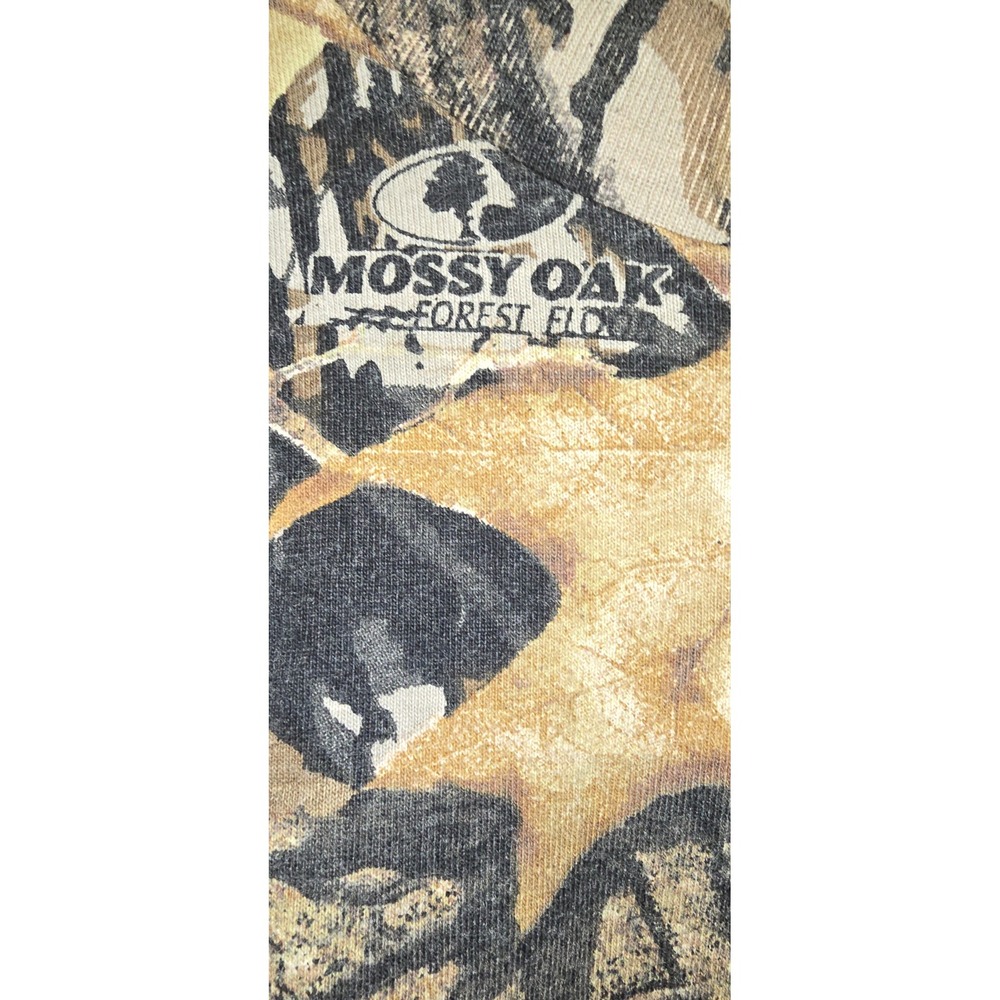 Jerzees Outdoors Mossy Oak Forest Floor Camo Long Sleeve T-Shirt Mens‎ XL Pocket - Picture 3 of 5